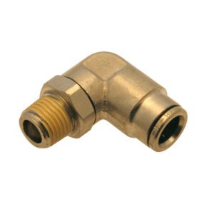 Swivel Stud Elbow 1/4 NPT x Tube OD 3/16