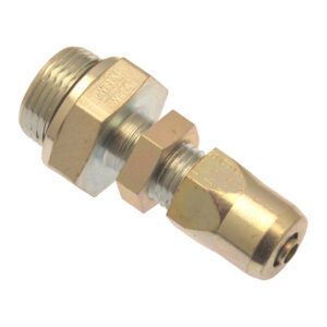 Straight Bulkhead Connector M22 x 1.5 x Tube 8 x 1mm