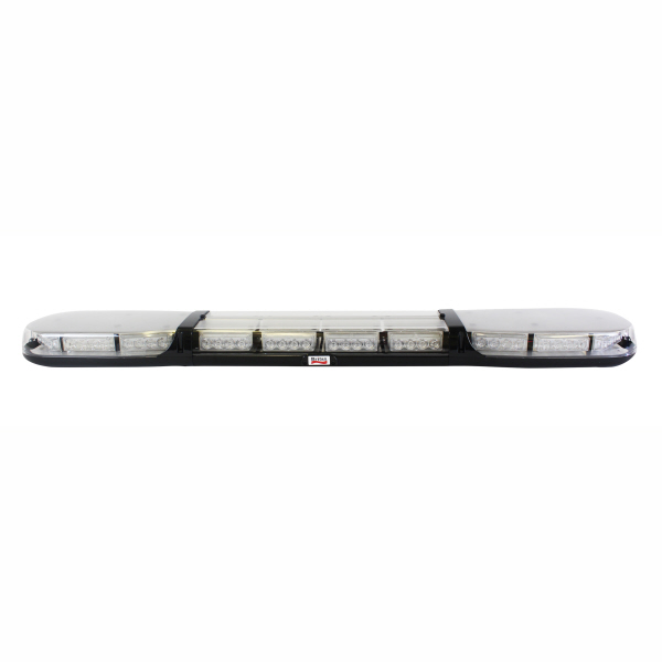 16 LED`s Lightbar Amber Clear Lens, 12/24v, L1250mm, A13