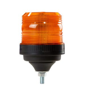 9 LED Beacon Amber, 12/24v, 1 Bolt Ecco Bronze