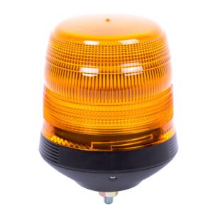 LED Beacon Amber, 12/24v, 1 Bolt Conical Ecco 400