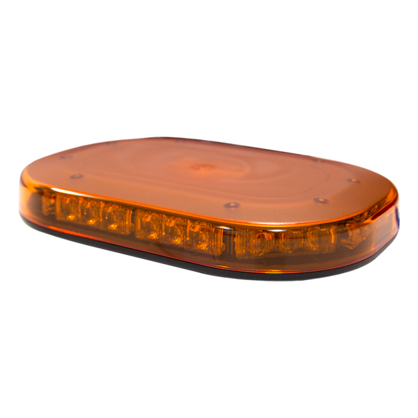 LED Lightbar Amber Lens, 12v, Magnetic, L248mm, A511