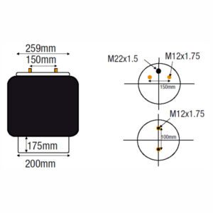 Air Spring – Discos DCA A9463281401