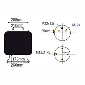 Air Spring – SAF 3229003100