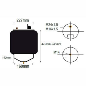 Air Spring – Volvo 1075891