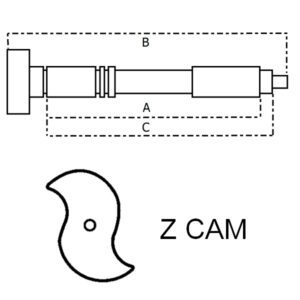 Camshaft Z Cam R/H L406mm