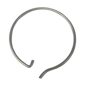 Hooked spring ring