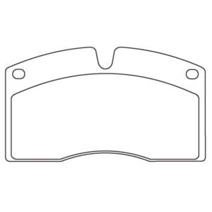 Brake Pad Set WVA29072, Caliper Brembo