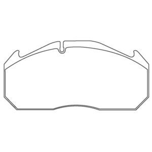 Brake Pad Set WVA29030, Caliper Meritor