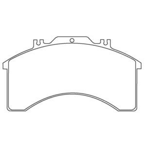 Brake Pad Set WVA29032, Caliper Bendix