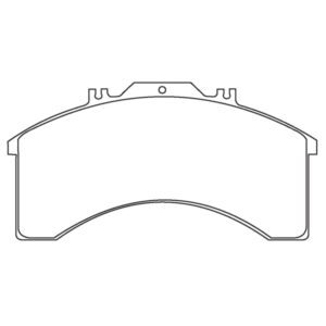 Brake Pad Set WVA29011, Caliper Bendix
