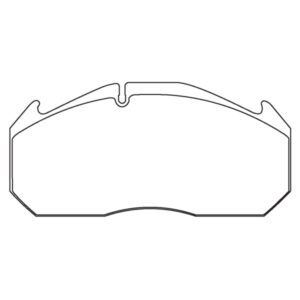 Brake Pad Set WVA29053, Caliper Meritor