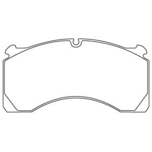 Brake Pad Set WVA29124, Caliper Meritor