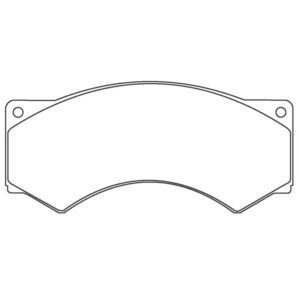 Brake Pad Set WVA29017, Caliper Wabco