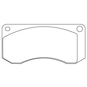 Brake Pad Set WVA29097, Caliper Meritor