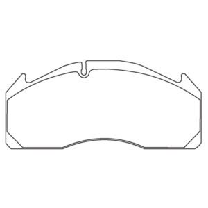 Brake Pad Set WVA29277, Caliper Meritor