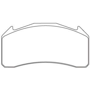 Brake Pad Set WVA29136, Caliper Meritor
