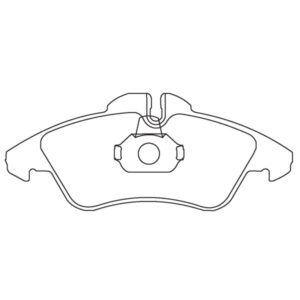 Brake Pad Set WVA21576, Caliper Teves