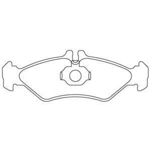 Brake Pad Set WVA21621, Caliper Teves