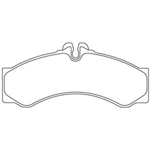 Brake Pad Set WVA29076, Caliper Wabco