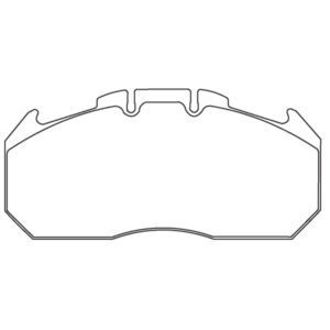 Brake Pad Set WVA29131, Caliper Meritor