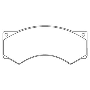 Brake Pad Set WVA29017, Caliper Wabco