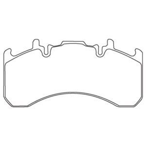 Brake Pad Set WVA29177, Caliper Meritor