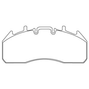 Brake Pad Set WVA29174, Caliper Meritor