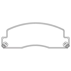 Brake Pad Set WVA29296, Caliper Sumitomo