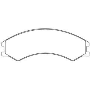Brake Pad Set WVA29208, Caliper Sumitomo