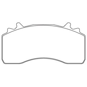 Brake Pad Set WVA29279, Caliper Wabco