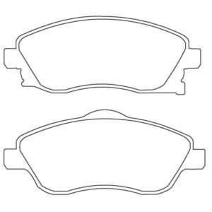 Brake Pad Set WVA23225, Caliper Lucas