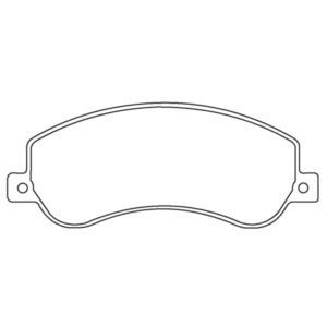 Brake Pad Set WVA24484, Caliper Bosch