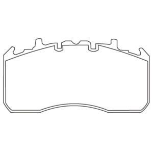 Brake Pad Set WVA29211, Caliper Meritor