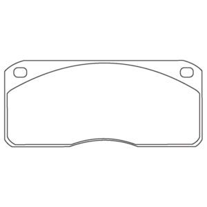 Brake Pad Set WVA29033, Caliper Bendix