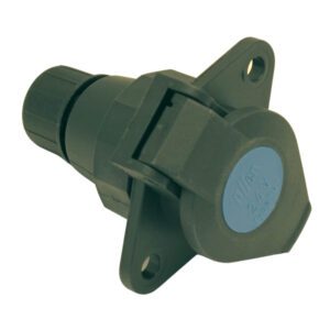 7 Pin Black Plastic Socket Normal, Screw Terminals
