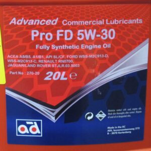 Engine Oil Fully Synthetic Pro FD 5W30 20L