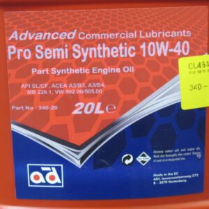 Engine Oil Pro Semi Synthetic 10W40 20L