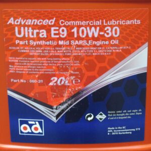 Engine Oil Ultra E9 – Mid SAPS 10W30 20L