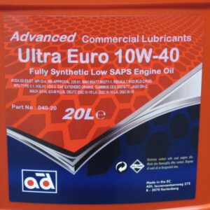 Engine Oil Ultra Euro – Low SAPS 10W40 20L