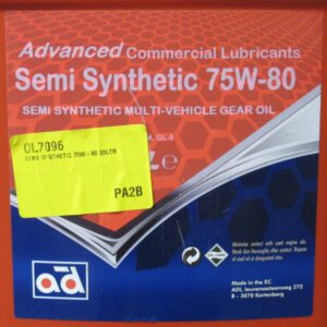 Gear Box Oil Semi Synthetic Multi Vehicle 75W80 20L