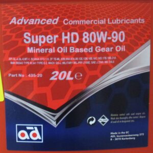 Gear Box Oil Super HD – Mineral Oil Based 80W90 20L