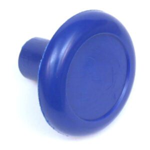 Blue Knob, for shunt valve round, w/o label