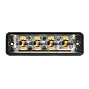LED Amber Strobe Lamp, 12-24v