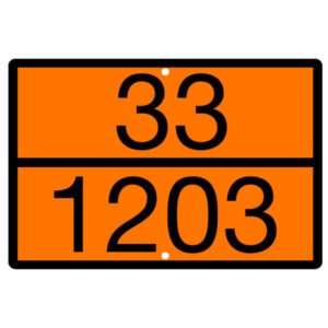 Marker Board Hazard ADR Petrol Fuel