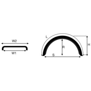 Mudwing Thermoplastic Highguard HL45B