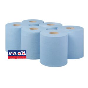 Flat Blue Centrefeed 190mm x 150m