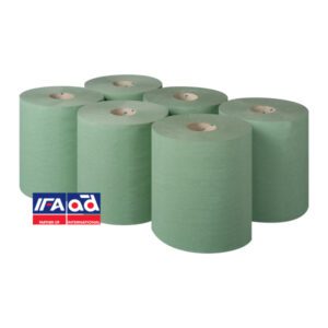 Embossed Green Centrefeed 227mm x 140m