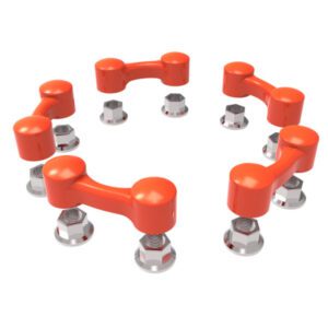 Safe Wheel Twin Indicator 32mm Red PCD 335mm 10 Stud