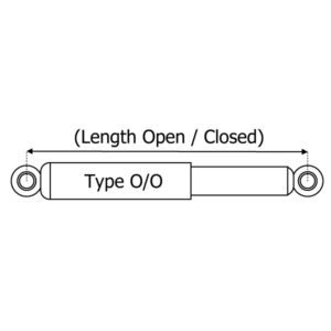 Shock Absorbers – Open 705mm Closed 435mm